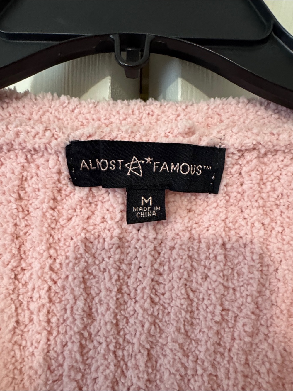 Pink Knit Button-Front Sweater - Picture 2 of 6